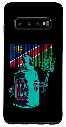 Galaxy S10 Namibia Heritage Namibian Roots Robot Spray Paint Case
