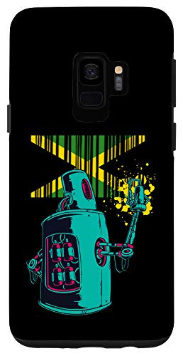 Galaxy S9 Jamaica Heritage Jamaican Roots Robot Spray Paint Case