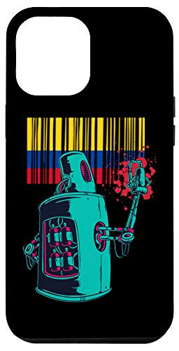 iPhone 12 Pro Max Colombia Heritage Colombian Roots Robot Spray Paint Case