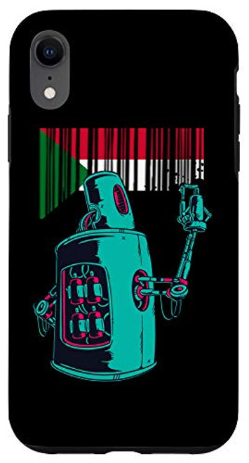 iPhone XR Sudan Heritage Sudanese Roots Robot Spray Paint Case