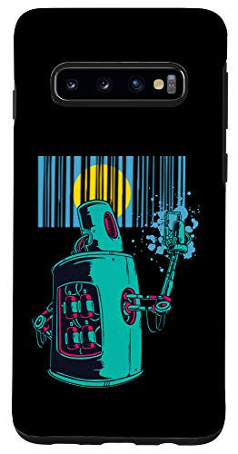 Galaxy S10 Palau Heritage Palauan Roots Robot Spray Paint Case