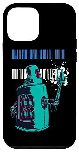 iPhone 12 mini Estonia Heritage Estonian Roots Robot Spray Paint Case
