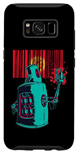 Galaxy S8 Kyrgyzstan Heritage Kyrgyz Roots Robot Spray Paint Case