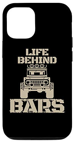 iPhone 12 12 Pro Mud Bogging Mudding Behind Bars Pun Case