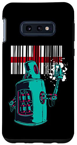 Galaxy S10e England Heritage English Roots Robot Spray Paint Case
