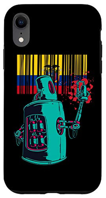 iPhone XR Ecuador Heritage Ecuadorian Roots Robot Spray Paint Case iPhone XR Ecuador Heritage Ecuadorian Roots Robot Spray Paint Case