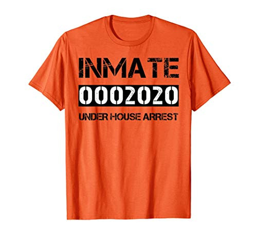 Inmate Prisoner Halloween 2020 Jail Costume T-Shirt