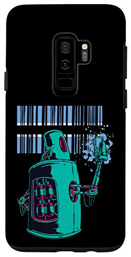 Galaxy S9Plus Botswana Heritage Batswanan Roots Robot Spray Paint Case