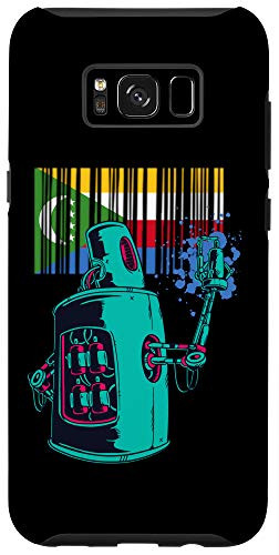 Galaxy S8Plus Comoros Heritage Comoran Roots Robot Spray Paint Case