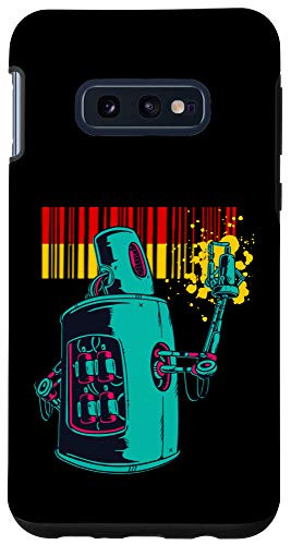 Galaxy S10e Germany Heritage German Roots Robot Spray Paint Case