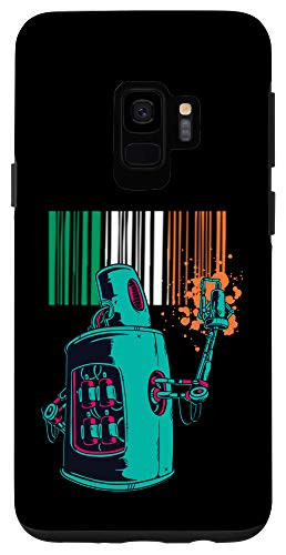 Galaxy S9 Ireland Heritage Irish Roots Robot Spray Paint Case