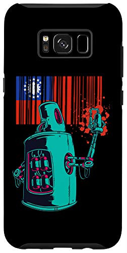 Galaxy S8Plus Myanmar Heritage Burmese Roots Robot Spray Paint Case