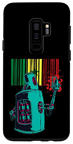 Galaxy S9Plus Senegal Heritage Senegalese Roots Robot Spray Paint Case