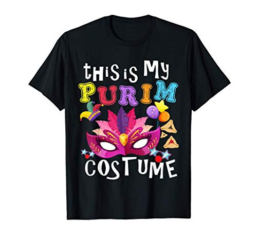 This Is My Purim Costume Jewish Purim Gift T-Shirt