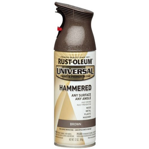 Rust-Oleum 245218 Universal All Surface Spray Paint, 12 oz, Hammered Brown