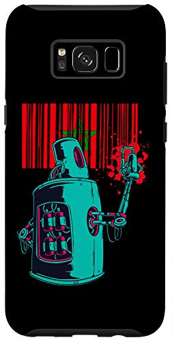 Galaxy S8Plus Morocco Heritage Moroccan Roots Robot Spray Paint Case