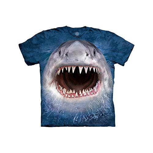 The Mountain unisex child Wicked Nasty Shark T Shirt Blue Small US The Mountain unisex child Wicked Nasty Shark T Shirt Blue Small US
