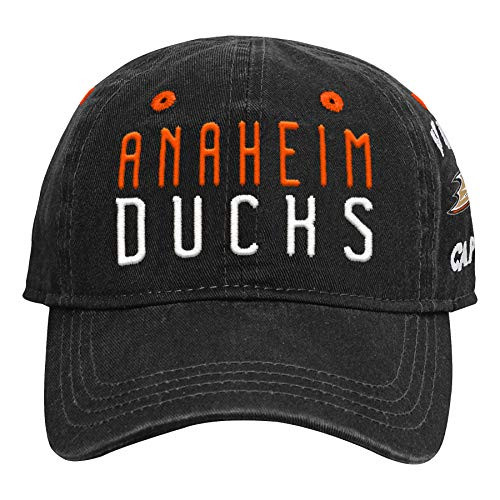 NHL by Outerstuff NHL Anaheim Ducks Infant "My First" Infant Slouch Hat  Black  Infant One Size