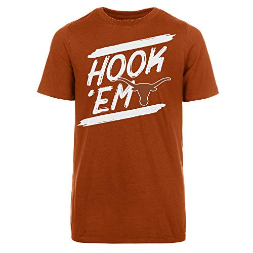 University of Texas Authentic Apparel NCAA Texas Longhorns University of Texas Danton Short Sleeve T-Shirt  Texas Orange  Small   UT200230013