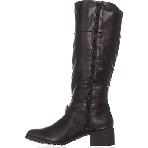 Style  and  Co. Womens Venesa Round Toe Knee High Fashion Boots Black Size 5.0 M US