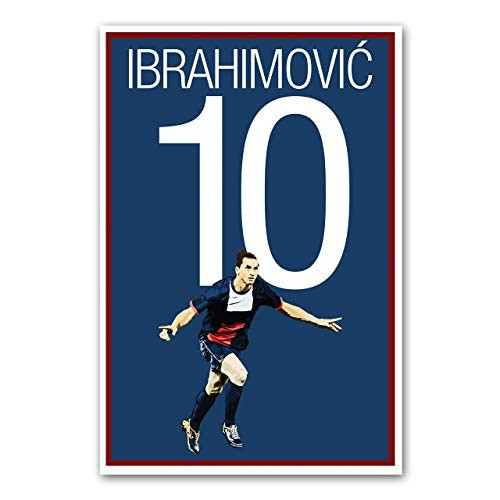 Zlatan Ibrahimovi? Poster - Paris Saint Germain Art