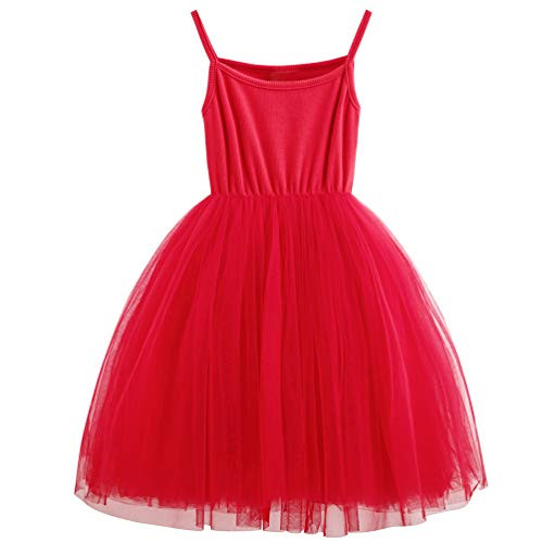 JNKLWPJS Baby Girls Tutu Dress Sleeveless Infant Toddler Princess Party Tulle Sundress A-Red 12 Months JNKLWPJS Baby Girls Tutu Dress Sleeveless Infant Toddler Princess Party Tulle Sundress A-Red 12 Months