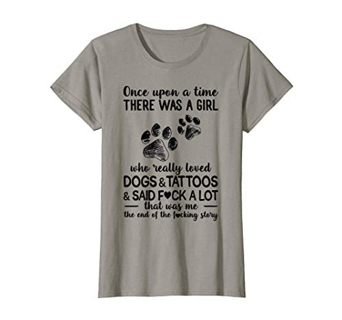 Womens Once Upon A Time There Was A Girl Who Really Loved Dogs T-Shirt Womens Once Upon A Time There Was A Girl Who Really Loved Dogs T-Shirt