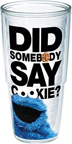 Tervis Sesame Street Insulated Tumbler  24oz-Tritan-No Lid  Did Somebody Say Cookie