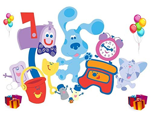 Blues Clues Edible Icing Image Cake Topper  1 4 Sheet
