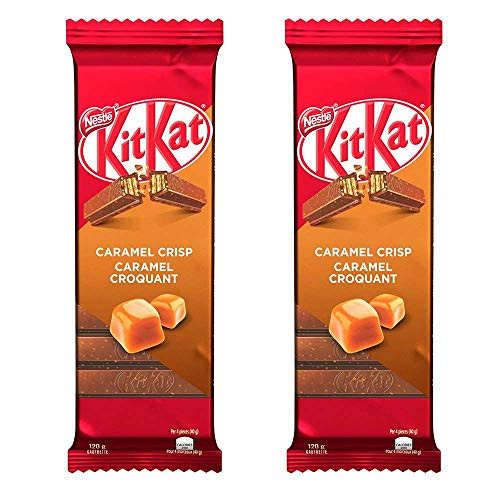 NESTLE Kitkat Caramel Crisp Wafer Bar  120g 4.2oz  2-Pack  Imported from Canada