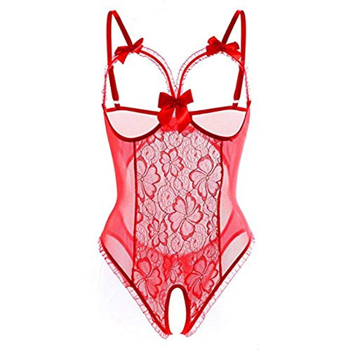 Sexy Lingerie for Women Women One Piece Teddy Lingerie Halter Babydoll Mini Bodysuit Sleepwear Red Sexy Lingerie for Women Women One Piece Teddy Lingerie Halter Babydoll Mini Bodysuit Sleepwear Red