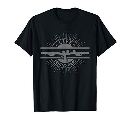Life Behind Bars T-Shirt Mountain Bike Biking Biker Gift T-Shirt Life Behind Bars T-Shirt Mountain Bike Biking Biker Gift T-Shirt