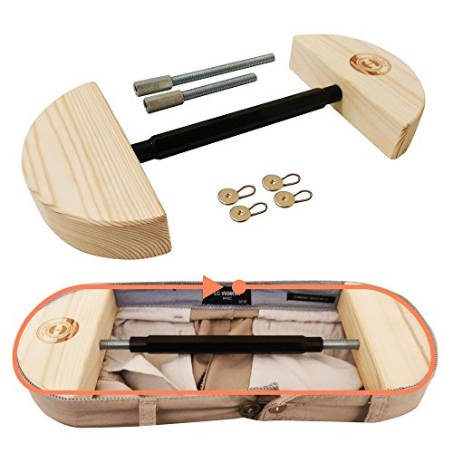 HAT MATE Pant Stretchers 30" to 59" - Heavy Duty - Hanger Waistband Stretcher Men Women Free Button Extender & Recipe Ebook Instant & Long-Term Stretch for Jeans Pant Skirt Trouser HAT MATE Pant Stretchers 30" to 59" - Heavy Duty - Hanger Waistband Stretcher Men Women Free Button Extender & Recipe Ebook Instant & Long-Term Stretch for Jeans Pant Skirt Trouser