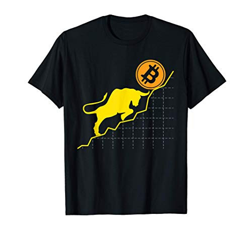 Bitcoin Trader Crypto Asset Trader Bull Trend Art T-Shirt T-Shirt