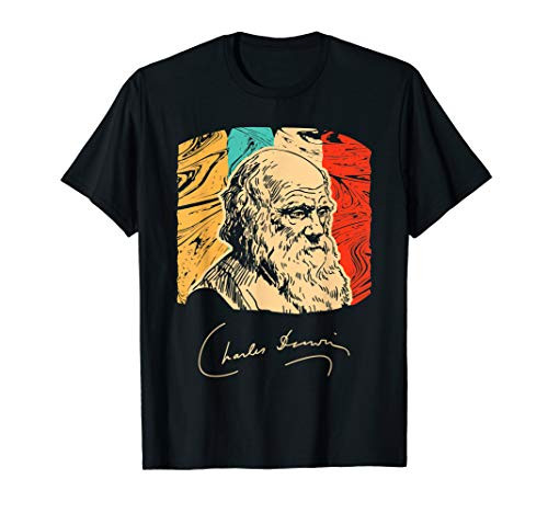 Charles Darwin Naturalist Biologist Scientist Retro T shirt T-Shirt Charles Darwin Naturalist Biologist Scientist Retro T shirt T-Shirt