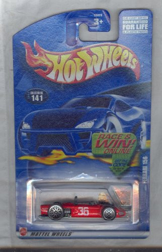 Hot Wheels 2002-141 FERRARI 156 Race  and  Win Card 1 64 Scale