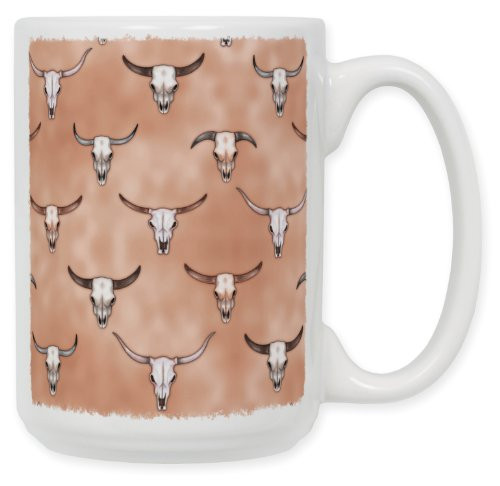 Art Plates"Longhorns" Ceramic Coffee Mug 15 oz Art Plates"Longhorns" Ceramic Coffee Mug 15 oz