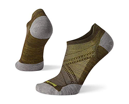 Smartwool PhD Run Ultra Light Micro Military Olive MD  Men's Shoe 6-8.5