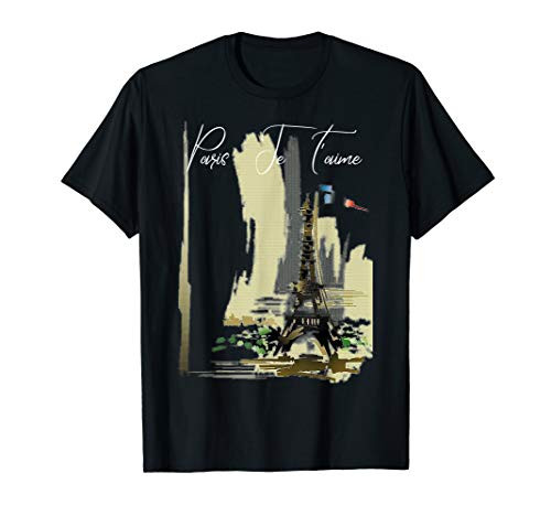 Eiffel Tower Shirt Vintage Paint I Love Paris France Shirt Eiffel Tower Shirt Vintage Paint I Love Paris France Shirt