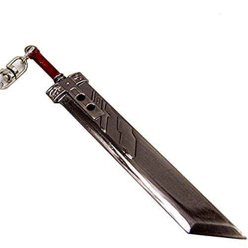 4" Inch Final Fantasy 7 VII Crisis Core Metal Key Chain Keychain
