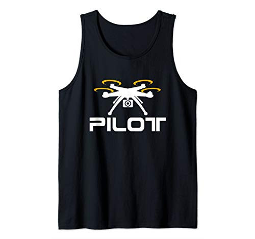Drone Pilot - Quadcopter RC Remote Control Quad Tank Top