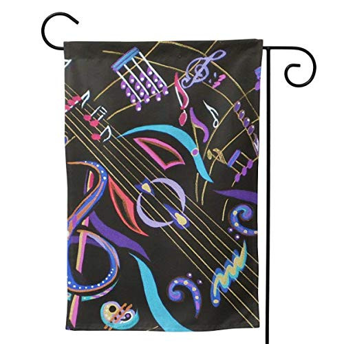 POUDBDH Music Symbol Guitar Lover Purple Seasonal Family Welcome Double Sided Garden Flag Outdoor Funny Decorative Flags for Garden Yard Lawn Decor Party Gift Many Sizes POUDBDH Music Symbol Guitar Lover Purple Seasonal Family Welcome Double Sided Garden Flag Outdoor Funny Decorative Flags for Garden Yard Lawn Decor Party Gift Many Sizes