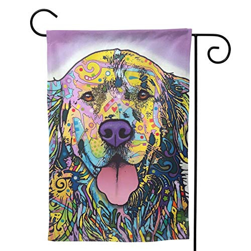 POUDBDH Golden Retriever Dog Purple Art Animal Seasonal Family Welcome Double Sided Garden Flag Outdoor Funny Decorative Flags for Garden Yard Lawn Decor Party Gift Many Sizes POUDBDH Golden Retriever Dog Purple Art Animal Seasonal Family Welcome Double Sided Garden Flag Outdoor Funny Decorative Flags for Garden Yard Lawn Decor Party Gift Many Sizes
