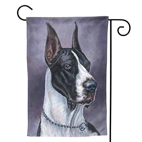 POUDBDH Cute Great Dane Dog Gift Animal Purple Seasonal Family Welcome Double Sided Garden Flag Outdoor Funny Decorative Flags for Garden Yard Lawn Decor Party Gift Many Sizes POUDBDH Cute Great Dane Dog Gift Animal Purple Seasonal Family Welcome Double Sided Garden Flag Outdoor Funny Decorative Flags for Garden Yard Lawn Decor Party Gift Many Sizes