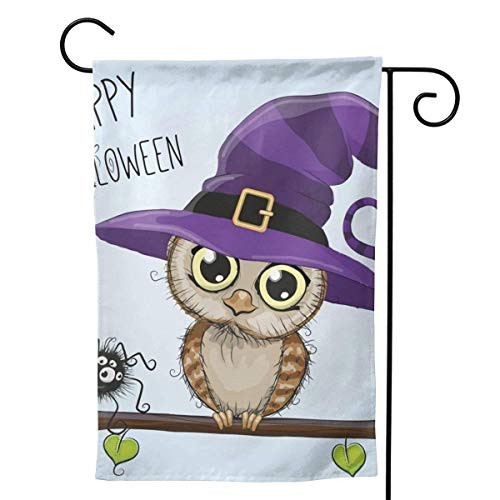 POUDBDH Halloween Owl Witch Spider Purple Seasonal Family Welcome Double Sided Garden Flag Outdoor Funny Decorative Flags for Garden Yard Lawn Decor Party Gift Many Sizes POUDBDH Halloween Owl Witch Spider Purple Seasonal Family Welcome Double Sided Garden Flag Outdoor Funny Decorative Flags for Garden Yard Lawn Decor Party Gift Many Sizes