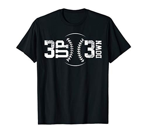 3 UP 3 Down Baseball T-Shirt T-Shirt 3 UP 3 Down Baseball T-Shirt T-Shirt