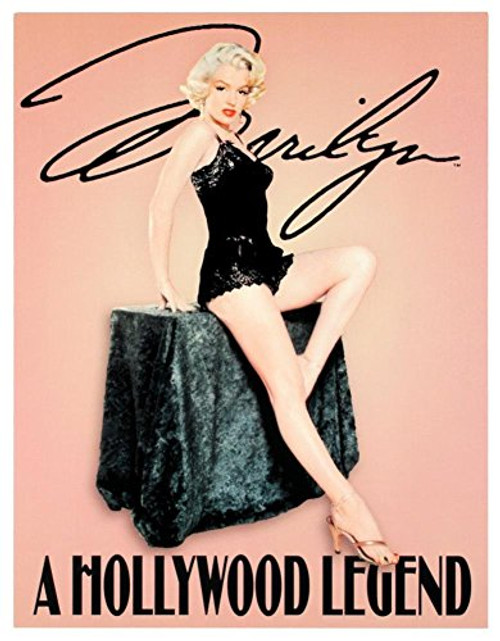Marilyn Monroe Tin Metal Sign : Hollywood Legend , 13x16