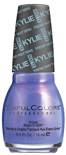 Sinful Colors Kylie Jenner Trend Matters Satin Nail Polish 2133 - Purple Kraze - 0.5 Fl Oz