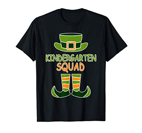 St Patrick's Day Teacher - Kindergarten Squad Leprechaun T-Shirt
