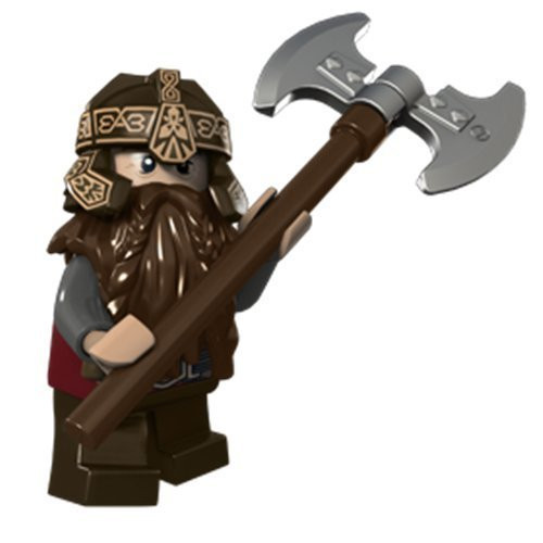 Lego Lord of the Rings Gimli Minifigure Lego Lord of the Rings Gimli Minifigure
